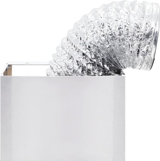 Vidaxl Wandafzuigkap 756 M³/u Led 60 Cm Roestvrij Staal - Silver