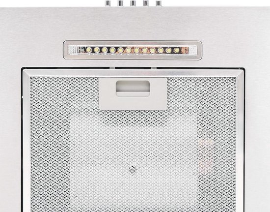Vidaxl Wandafzuigkap 756 M³/u Led 60 Cm Roestvrij Staal - Silver