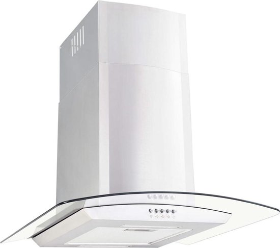 Vidaxl Wandafzuigkap 756 M³/u Led 60 Cm Roestvrij Staal - Silver