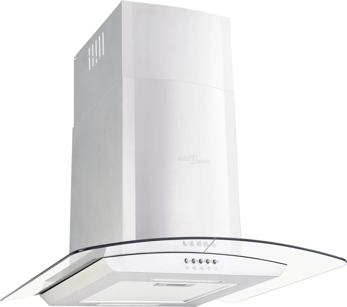 Vidaxl Wandafzuigkap 756 M³/u Led 60 Cm Roestvrij Staal - Silver