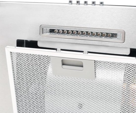 Vidaxl Wandafzuigkap 756 M³/u Led 60 Cm Roestvrij Staal - Silver