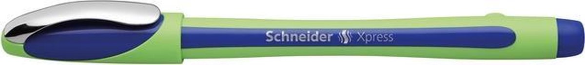 Schneider Electric Fineliner Xpress 0,8 Mm 14,6 Cm Rubber/blauw - Groen