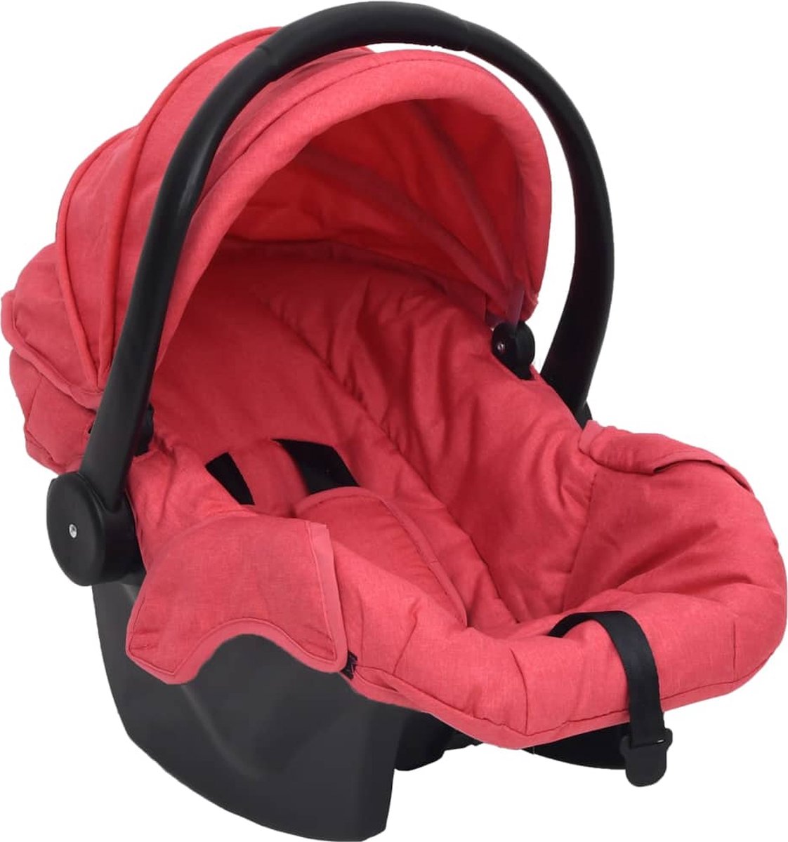 Vidaxl Kinderwagen 3-in-1 Staal En - Rood