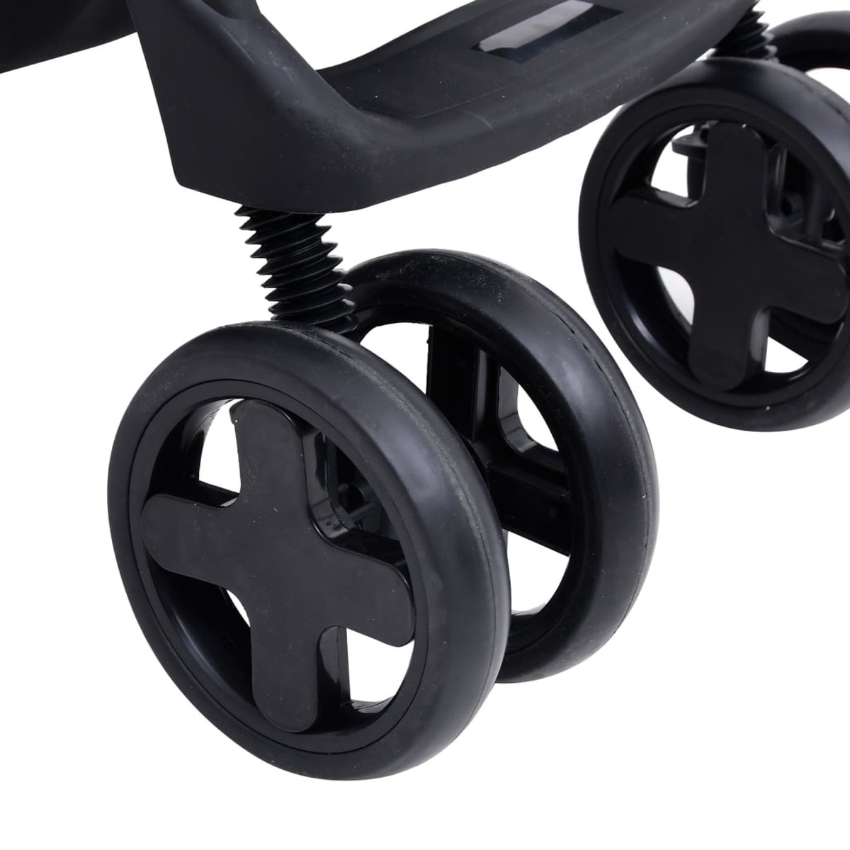 Vidaxl Kinderwagen 3-in-1 Staal En - Rood