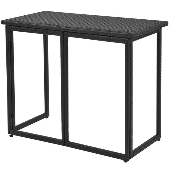 Vidaxl Tuinset Poly Rattan 12-delig - Zwart
