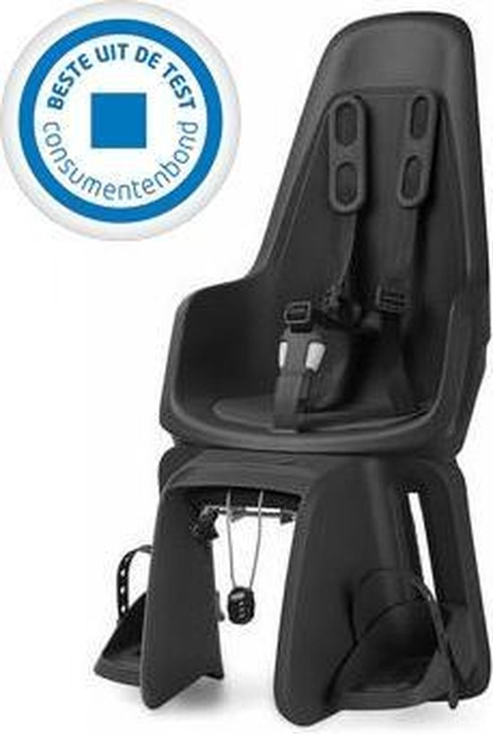 Bobike One Maxi Fietszitje Achter Urban Black - Zwart