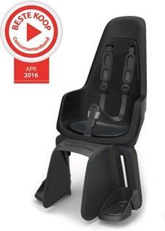 Bobike One Maxi Fietszitje Achter Urban Black - Zwart