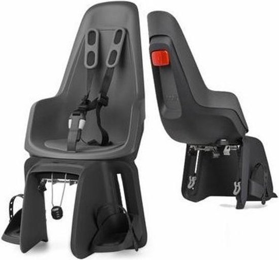 Bobike One Maxi Fietszitje Achter Urban Grey - Grijs