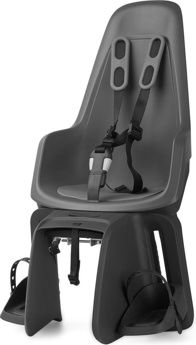 Bobike One Maxi Fietszitje Achter Urban Grey - Grijs