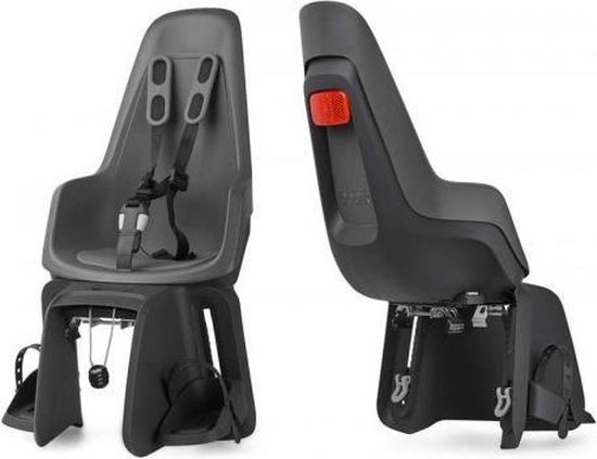 Bobike One Maxi Fietszitje Achter Urban Grey - Grijs