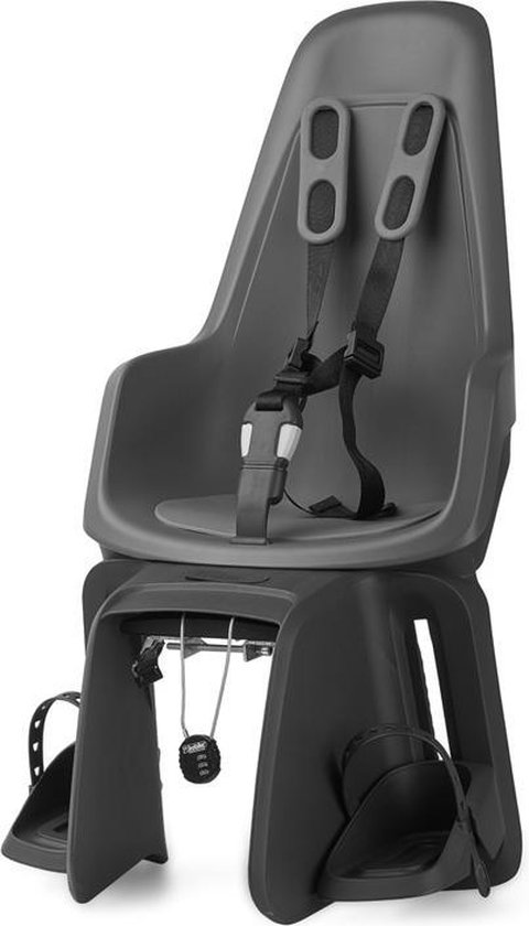 Bobike One Maxi Fietszitje Achter Urban Grey - Grijs