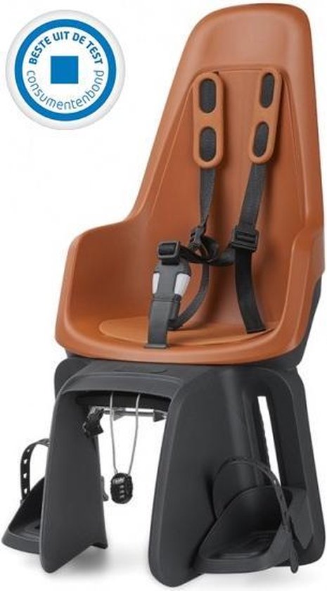 Bobike One Maxi Fietszitje Achter Chocolate Brown - Bruin