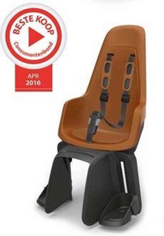 Bobike One Maxi Fietszitje Achter Chocolate Brown - Bruin