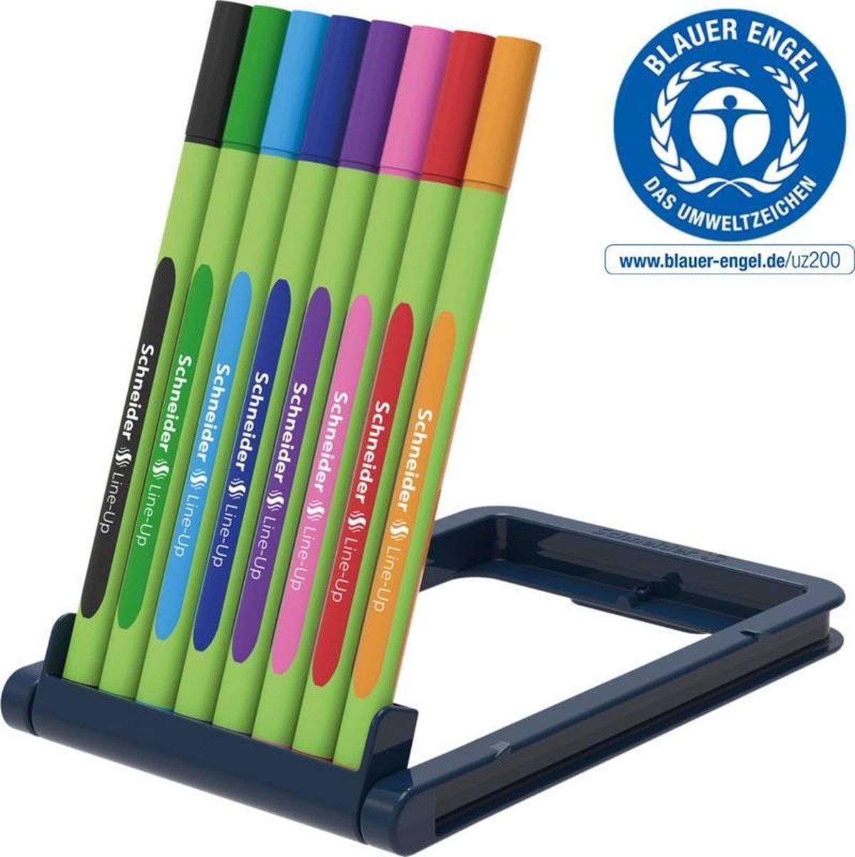 Schneider Electric Fineliner Set Line-up 0,4 Mm 16 Cm Rubber 8 Stuks