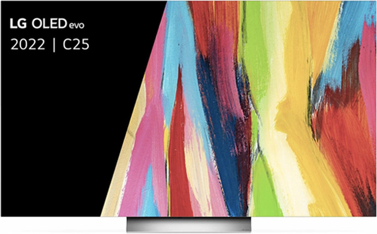 LG OLED55C25LB 4K OLED TV (2022) - Grijs