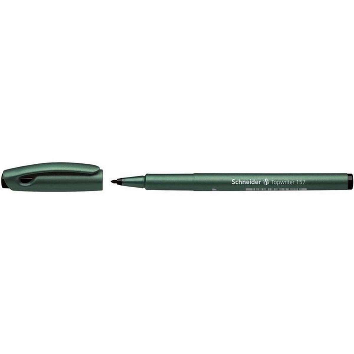 Schneider Electric Fineliner Topwriter 157 0,8 Mm 12 Cm - Zwart