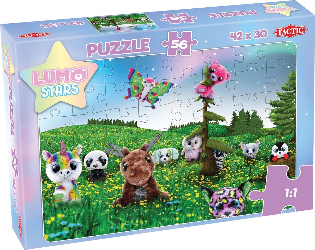 Tactic Legpuzzel Lumo Stars Summer 56 Stukjes