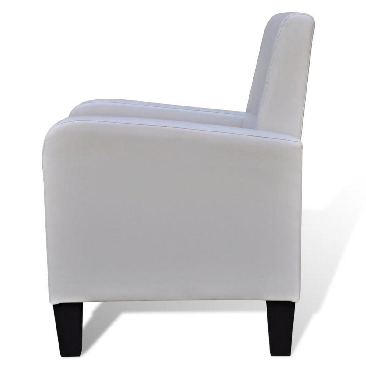Vidaxl Fauteuil Kunstleer - Wit