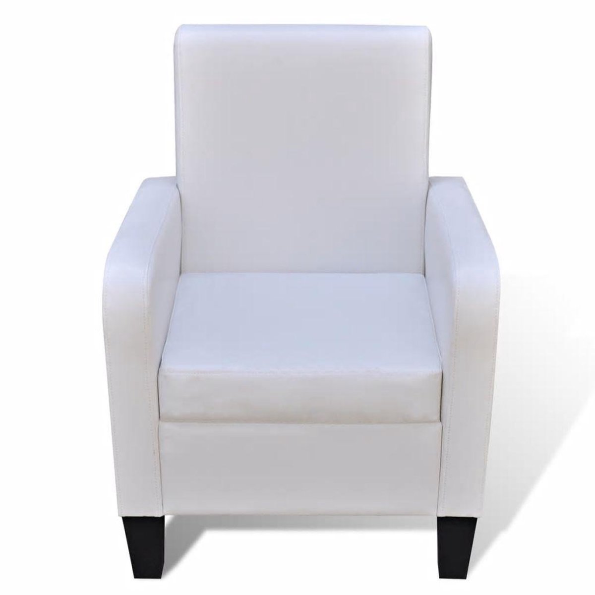 Vidaxl Fauteuil Kunstleer - Wit