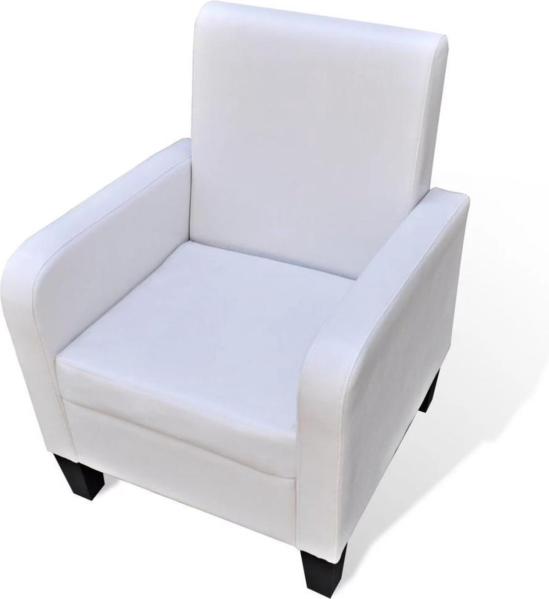 Vidaxl Fauteuil Kunstleer - Wit