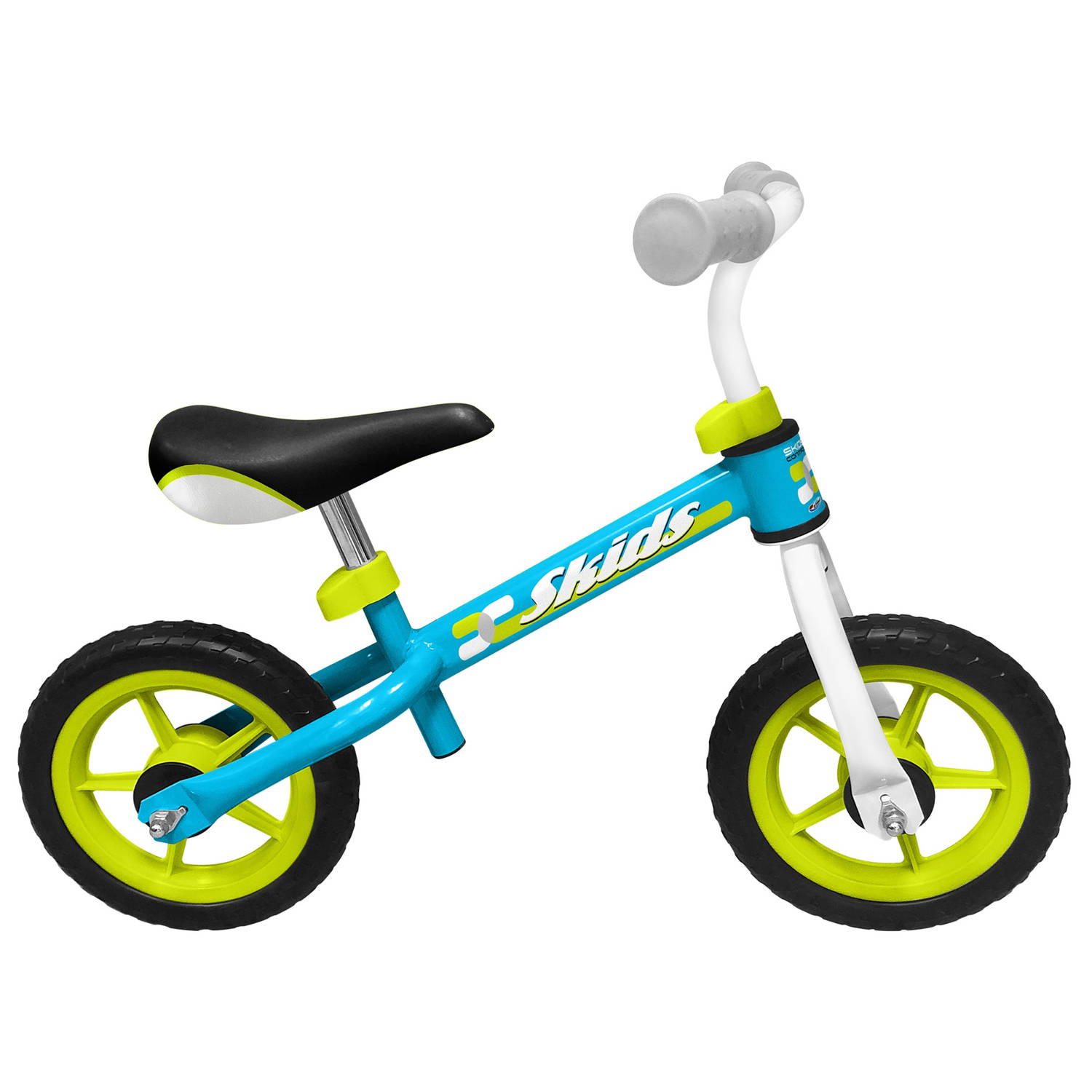 Skids Control Loopfiets Loopfiets Met 2 Wielen 10 Inch Junior Licht/lichtgroen - Blauw