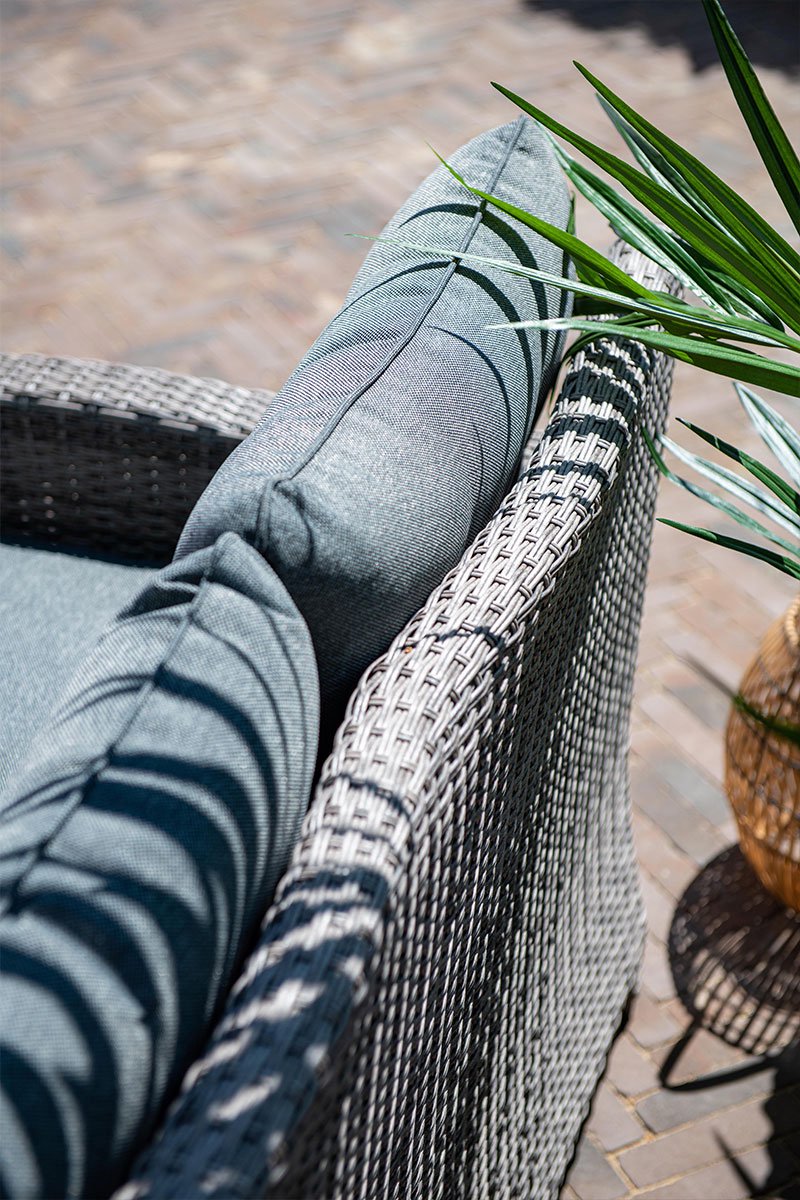 Garden Impressions Jaru Lounge Dining Set 6-delig Links - Extra Luxe Kussens - Grijs
