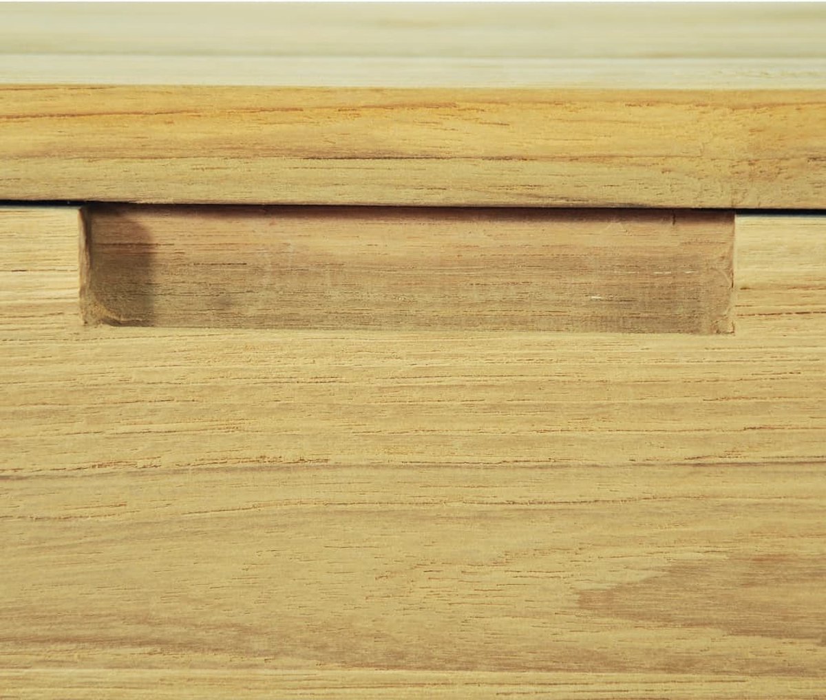 Vidaxl Wandtafel 120x35x76 Cm Massief Teakhout - Bruin