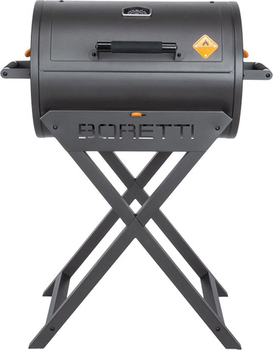 Boretti Fratello Houtskoolbarbecue - 2.0 Incl. Gereedschapsset - Zwart