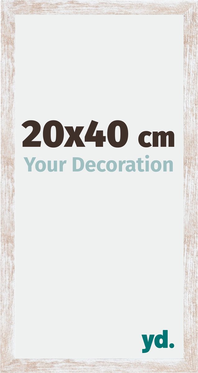 Your Decoration Catania Mdf Fotolijst 20x40cm White Wash