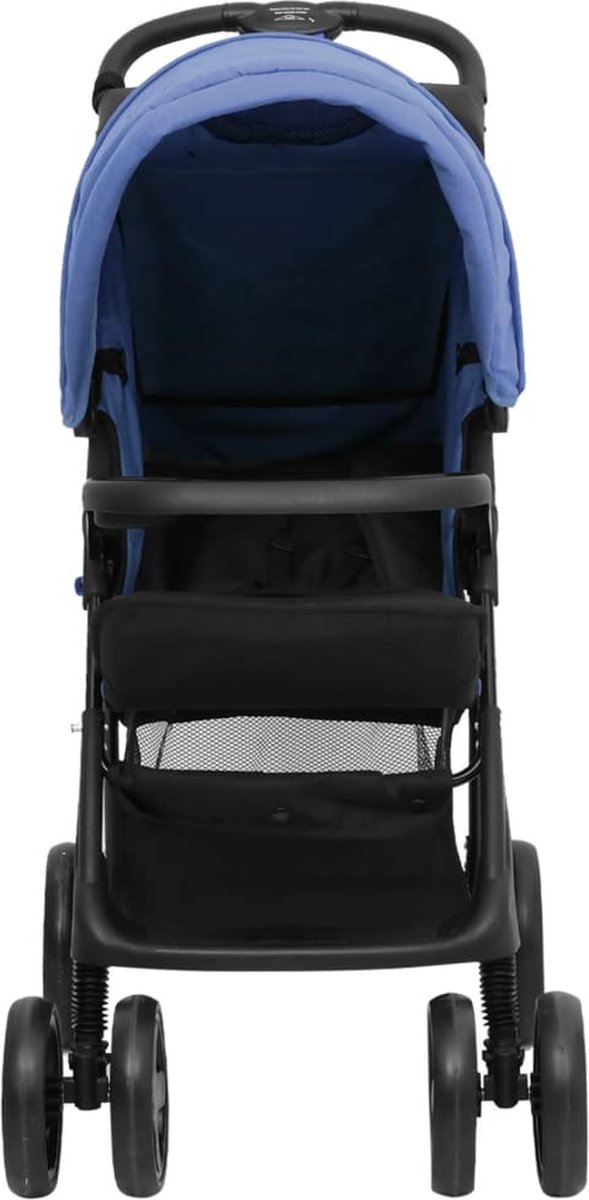 Vidaxl Kinderwagen 3-in-1 Staal Marine En - Blauw