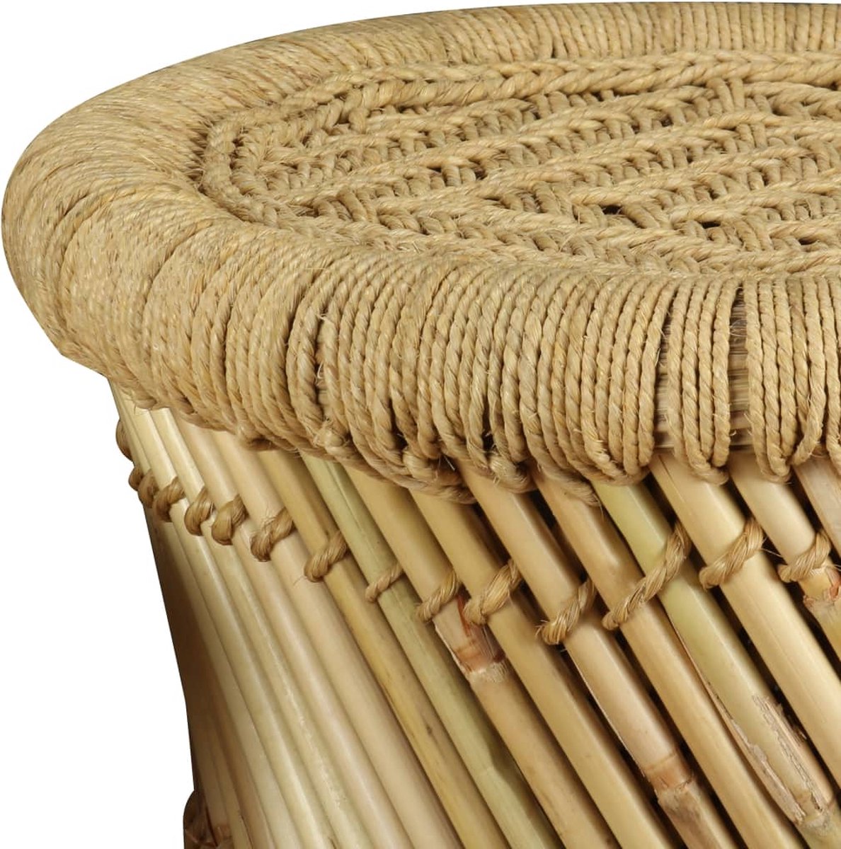 Vidaxl Krukken 2 St Bamboe En Jute - Bruin