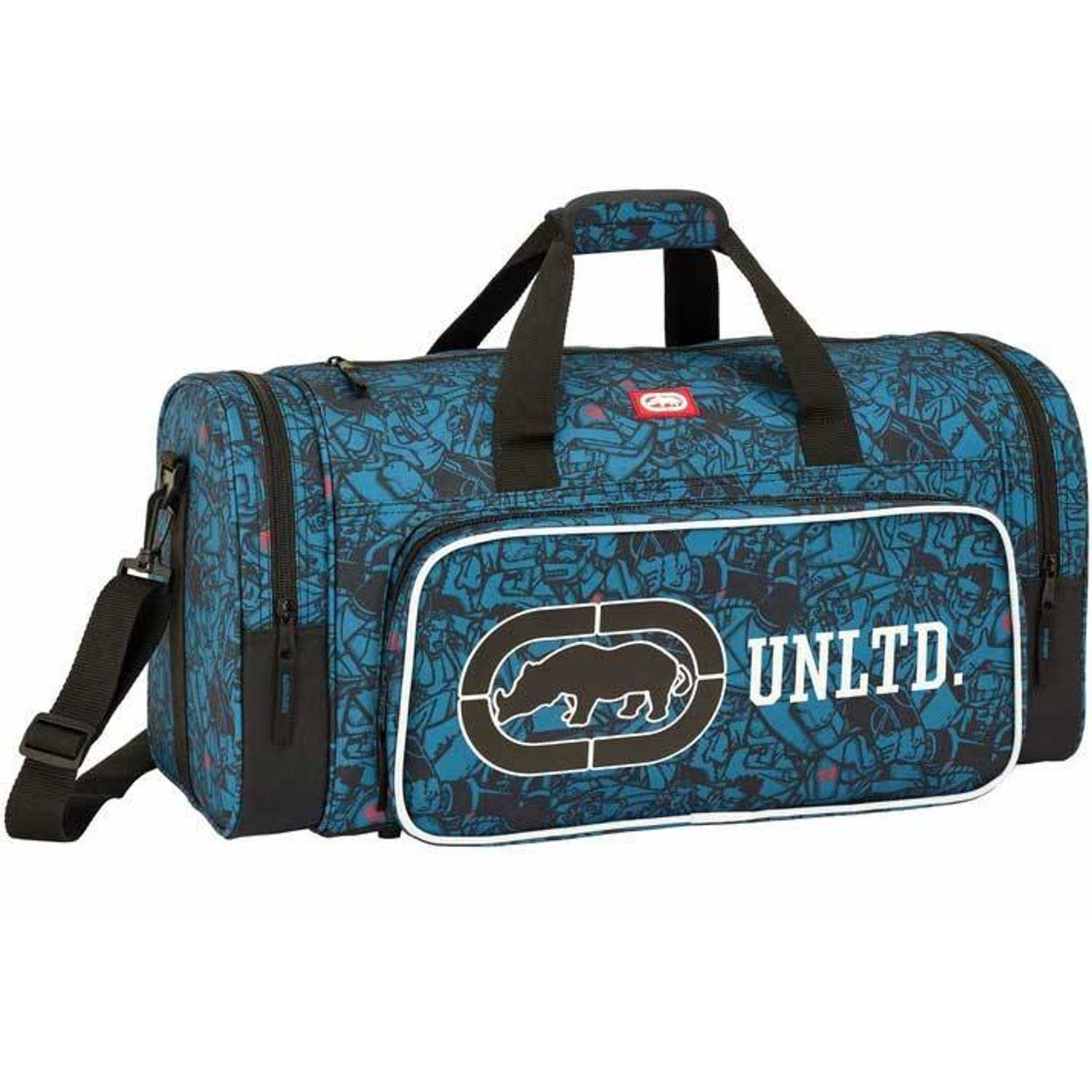 Ecko Unltd Design - Sporttas - 55 Cm - Multi - Blauw