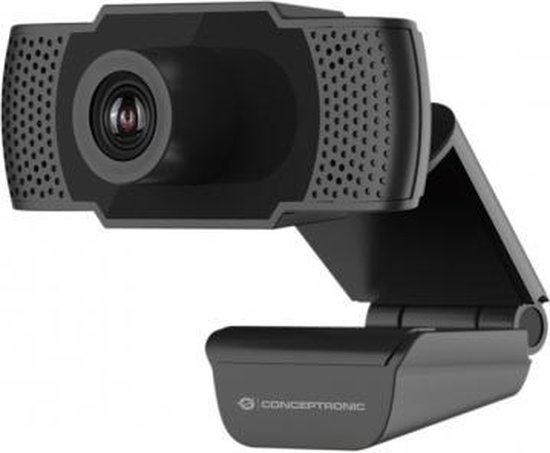 Conceptronic AMDIS webcam 2 MP 1920 x 1080 Pixels USB 2.0 - Zwart