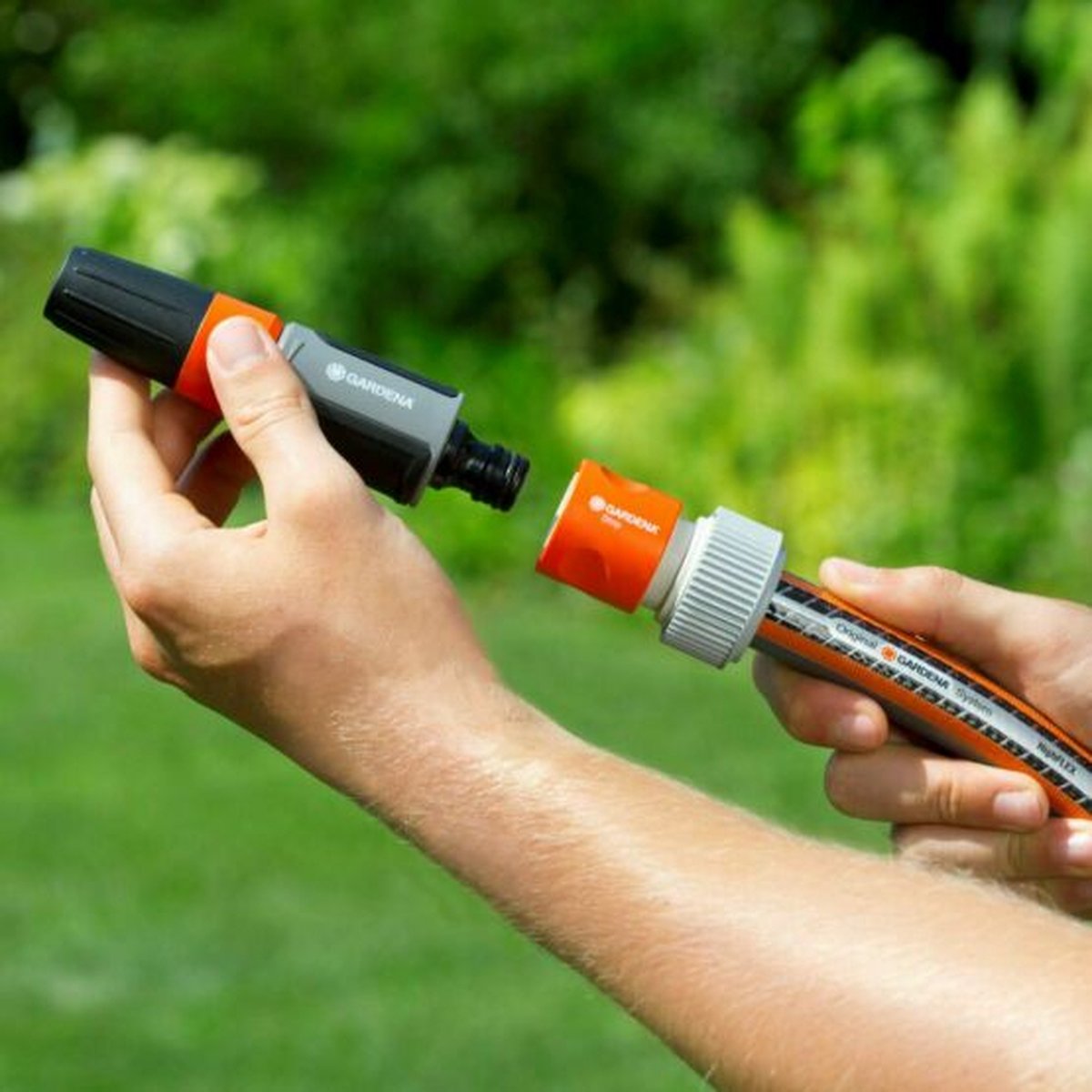 GARDENA Prof-System overgangsstuk met waterstop | 19 mm (3/4") - 2814-20