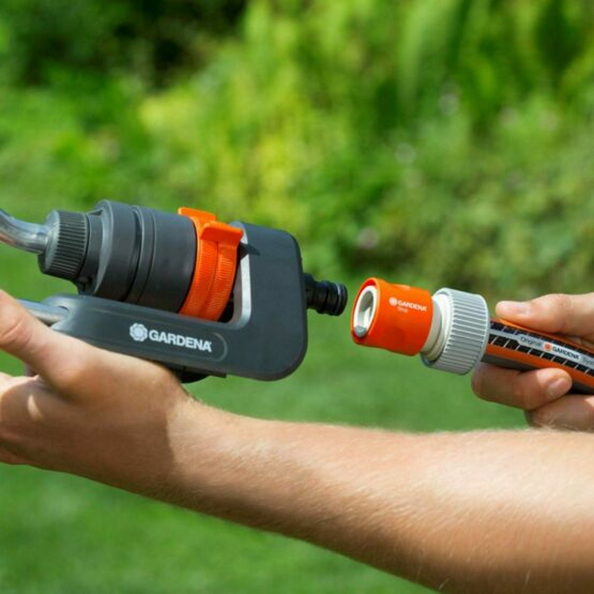 GARDENA Prof-System overgangsstuk met waterstop | 19 mm (3/4") - 2814-20