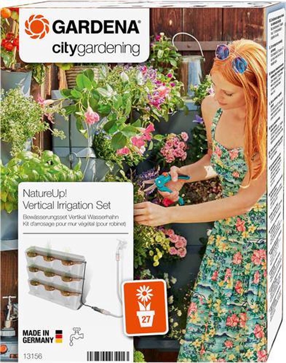 GARDENA NatureUp! | Bewateringsset Verticaal | Waterkraan - 13156-20