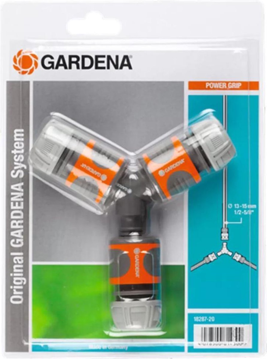 GARDENA 2-wegset 13 mm (1/2") - 18287-20 - Oranje