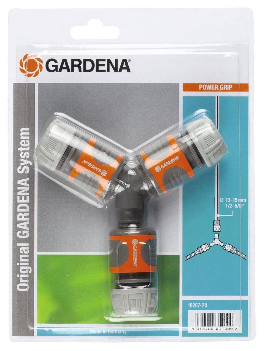 GARDENA 2-wegset 13 mm (1/2") - 18287-20 - Oranje