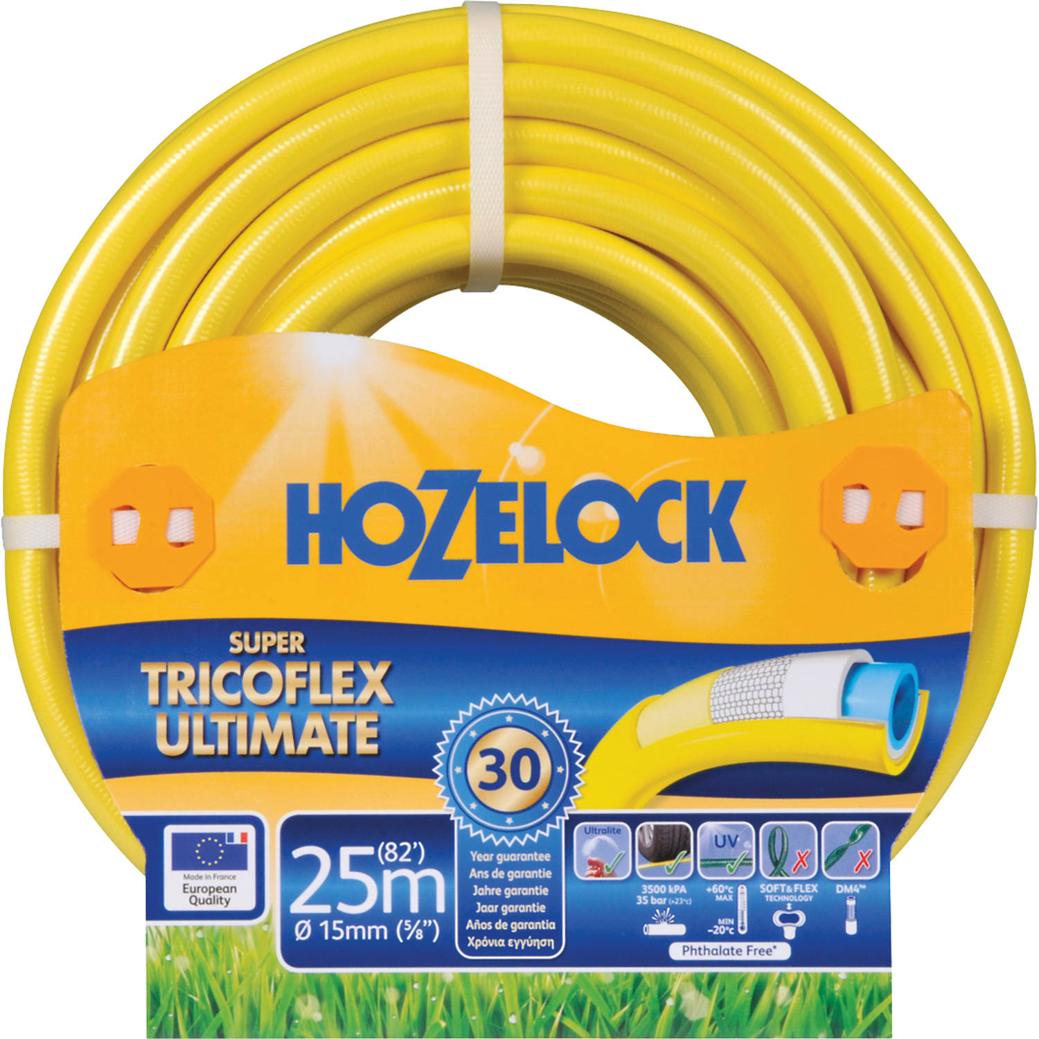 Hozelock 139071 Super Tricoflex Ultimate Slang - Geel
