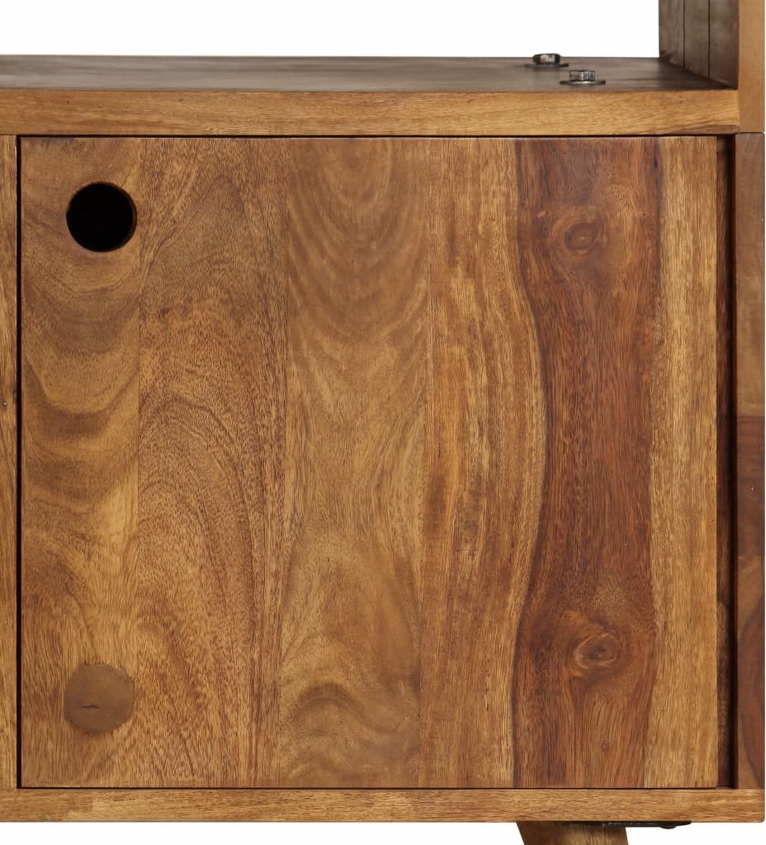 Vidaxl Dressoir 118x35x70 Cm Massief Sheeshamhout - Bruin