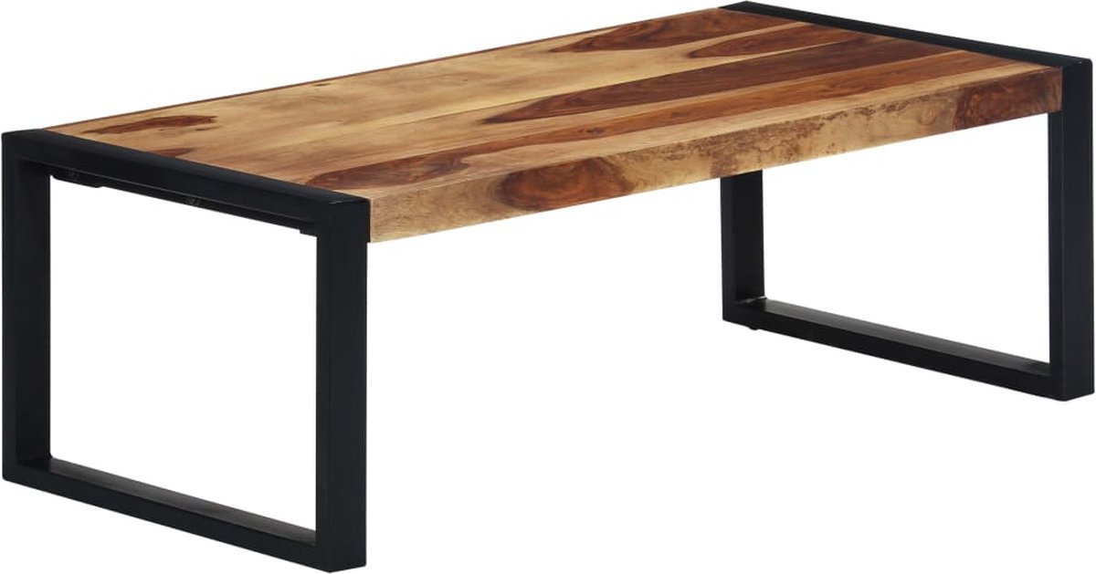 Vidaxl Salontafel 110x60x40 Cm Massief Sheeshamhout - Bruin