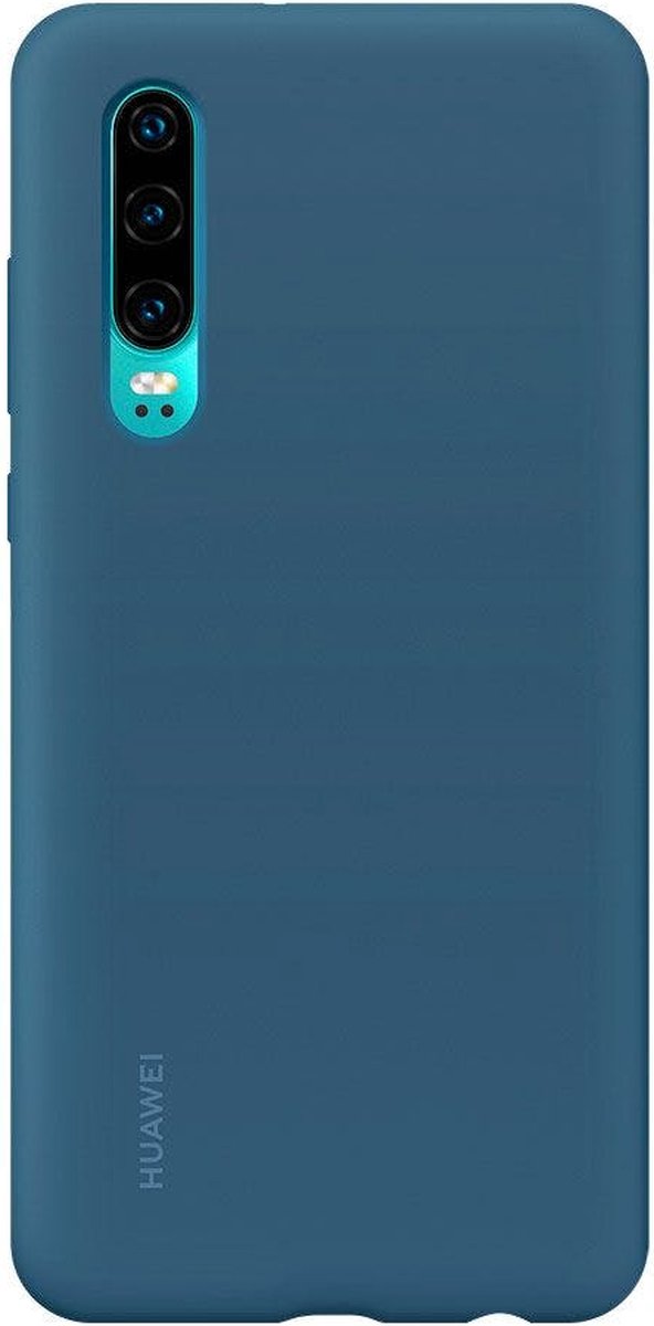 Huawei P30 Silicone Car Case - Azul