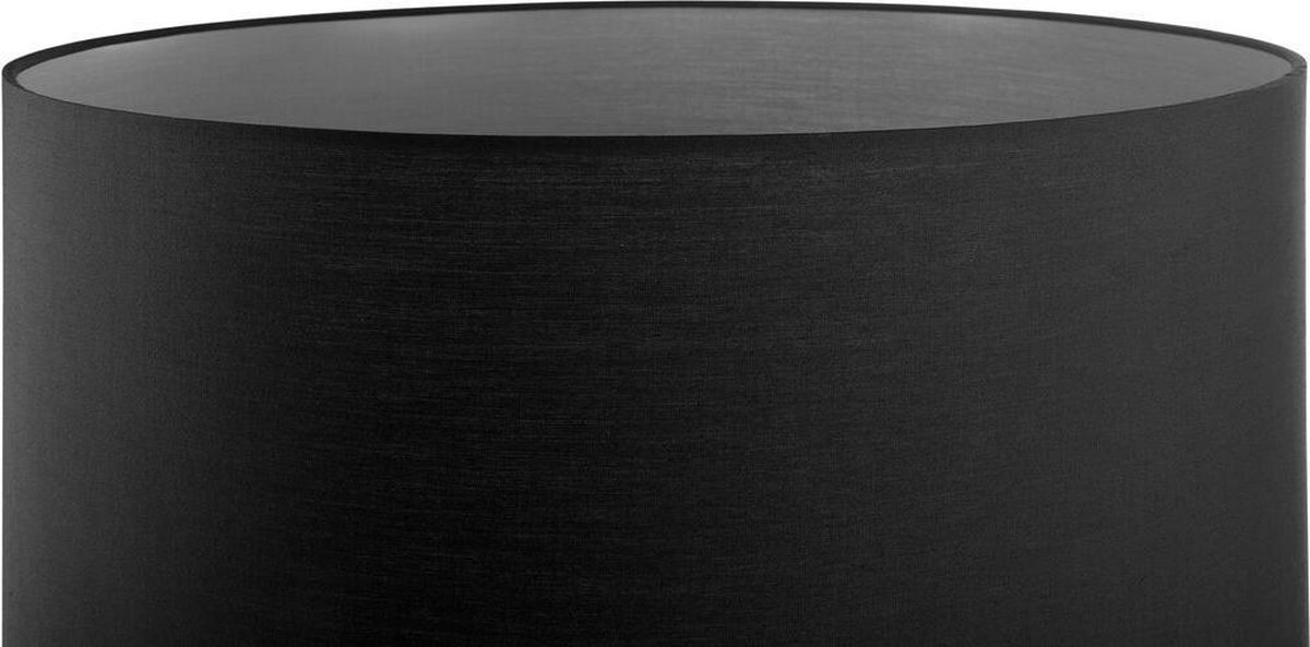 Beliani Tobol Staande Lamp Metaal 60 X 60 Cm - Zwart