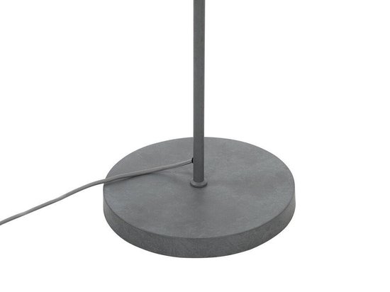Beliani Mistago Staande Lamp Staal 28 X 28 Cm - Grijs