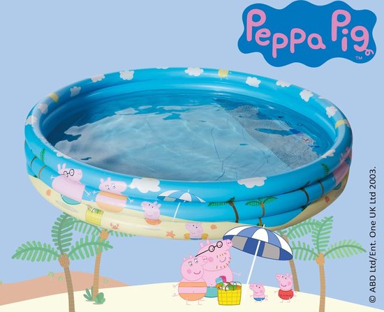 Happy People Opblaaszwembad Peppa Pig 150 X 25 Cm - Blauw