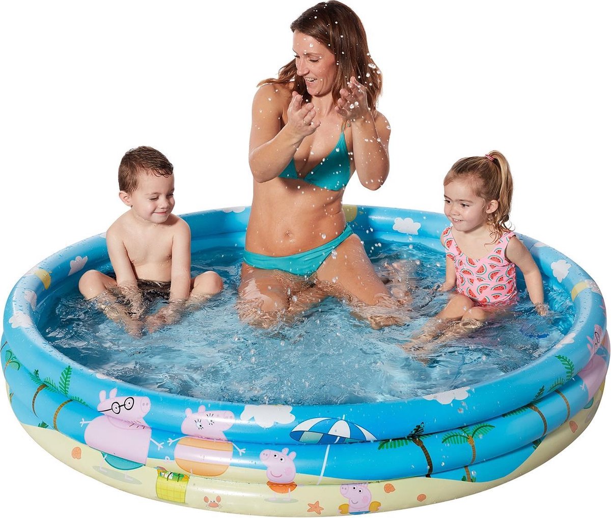 Happy People Opblaaszwembad Peppa Pig 150 X 25 Cm - Blauw