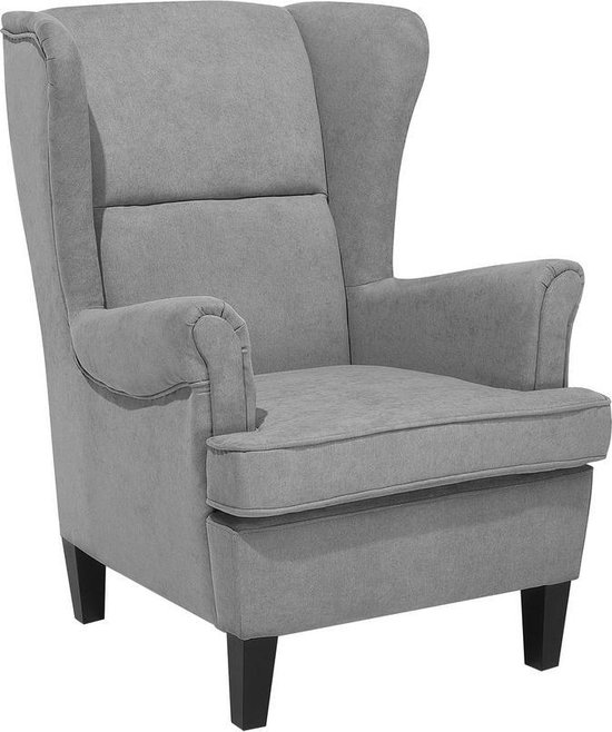 Beliani Abson Fauteuil Polyester 66 X 72 Cm - Grijs