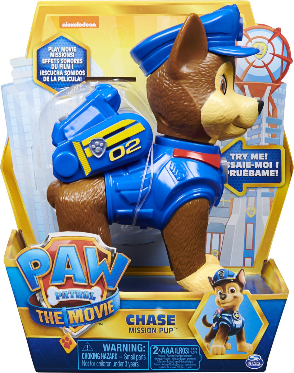 Spinmaster Paw Patrol The Movie Interactive Chase