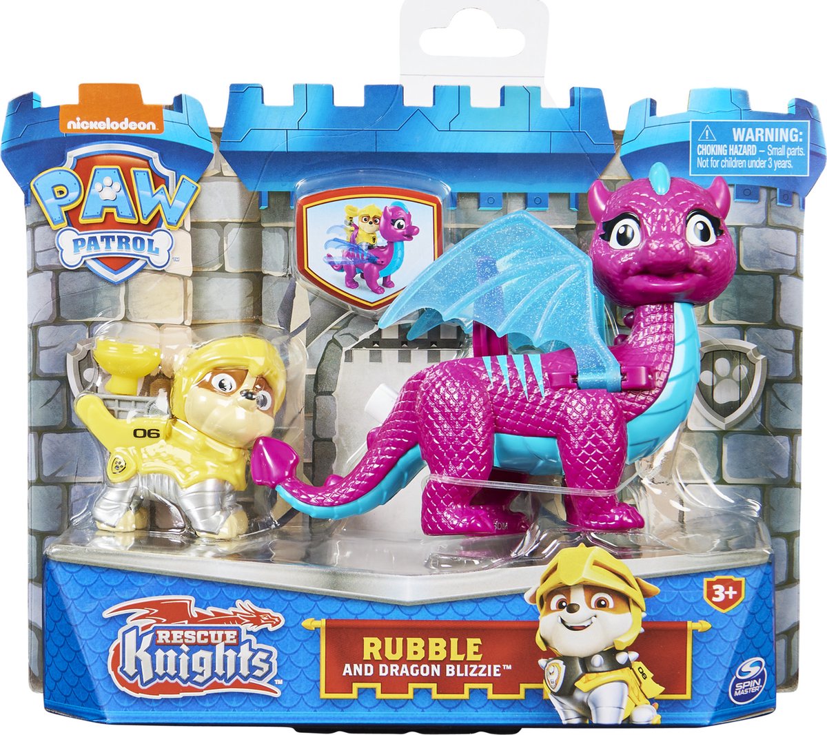 Spinmaster Paw Patrol Rescue Knights Hero Pups Rubble