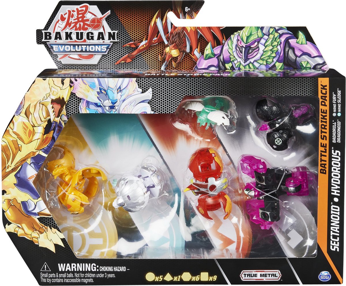 Spinmaster Bakugan Evolutions (S4) Battle Strike 6pack